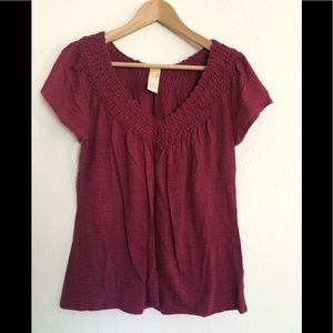 Anthropologie Shirt v neck